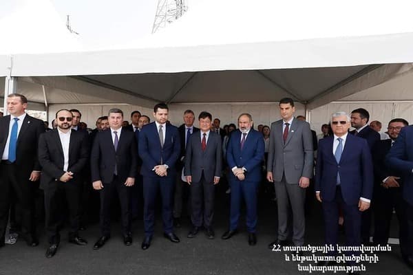 ՏԿԵ նախարար Գնել Սանոսյանը մասնակցել է Արգավանդ-Շիրակ նորակառույց ճանապարհահատվածի բացման արարողությանը