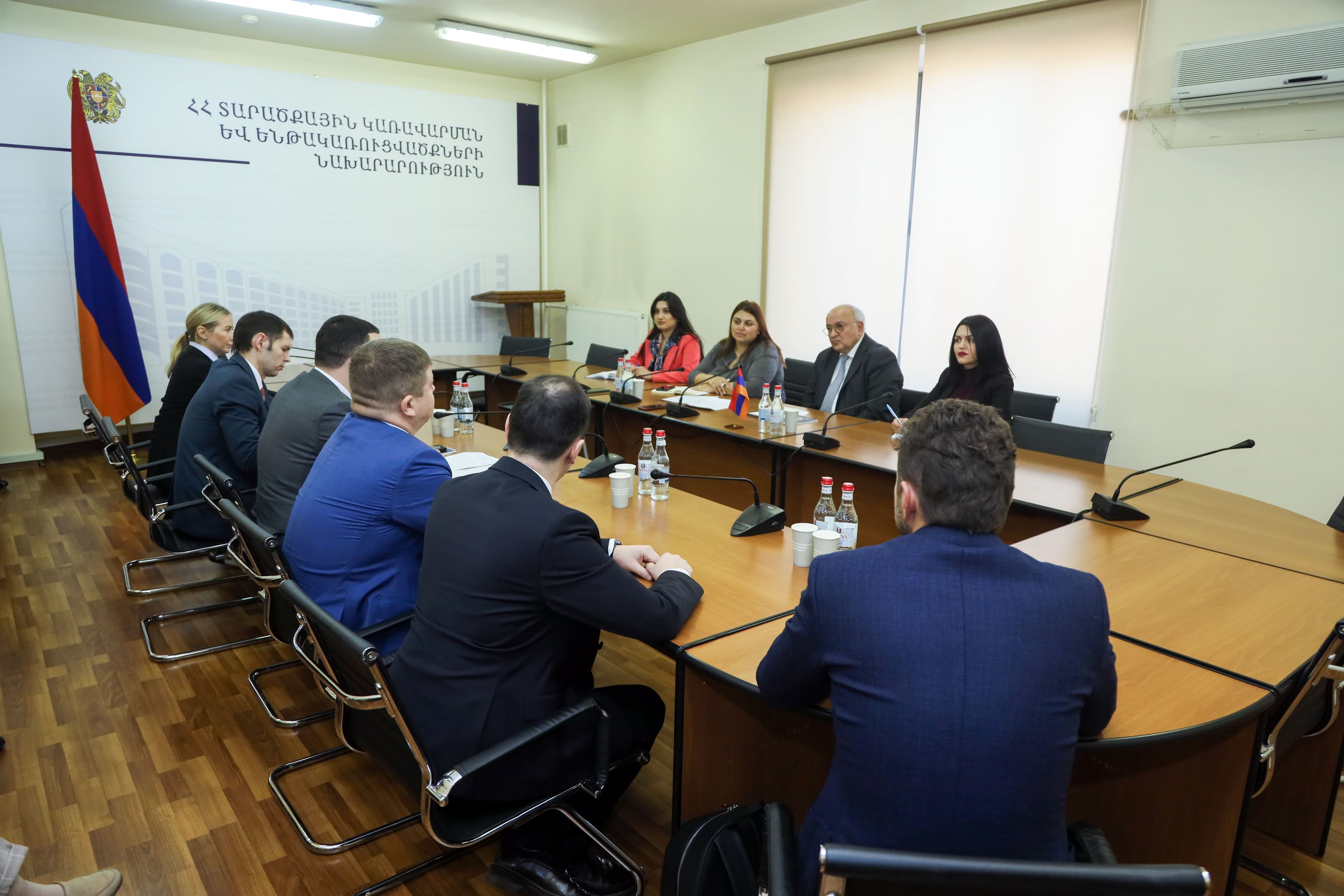 ՀՀ ՏԿԵ նախարարի տեղակալ Վաչե Տերտերյանը ընդունել է ՌԴ Սվերդլովսկի մարզի նահանգապետի տեղակալին