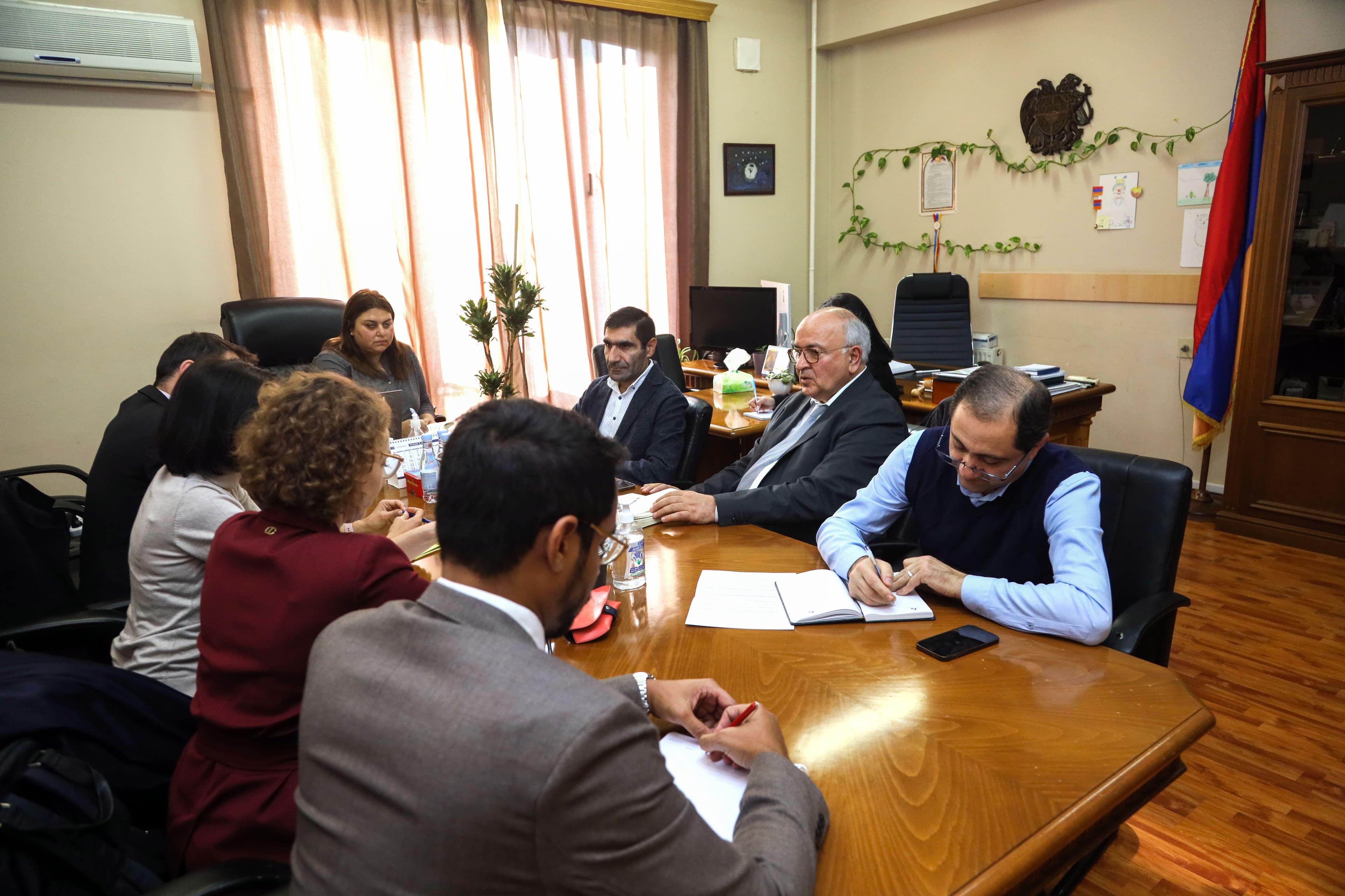 ՀՀ ՏԿԵ նախարարի տեղակալ Վաչե Տերտերյանը ընդունել է Զարգացման ֆրանսիական գործակալության պատվիրակությանը