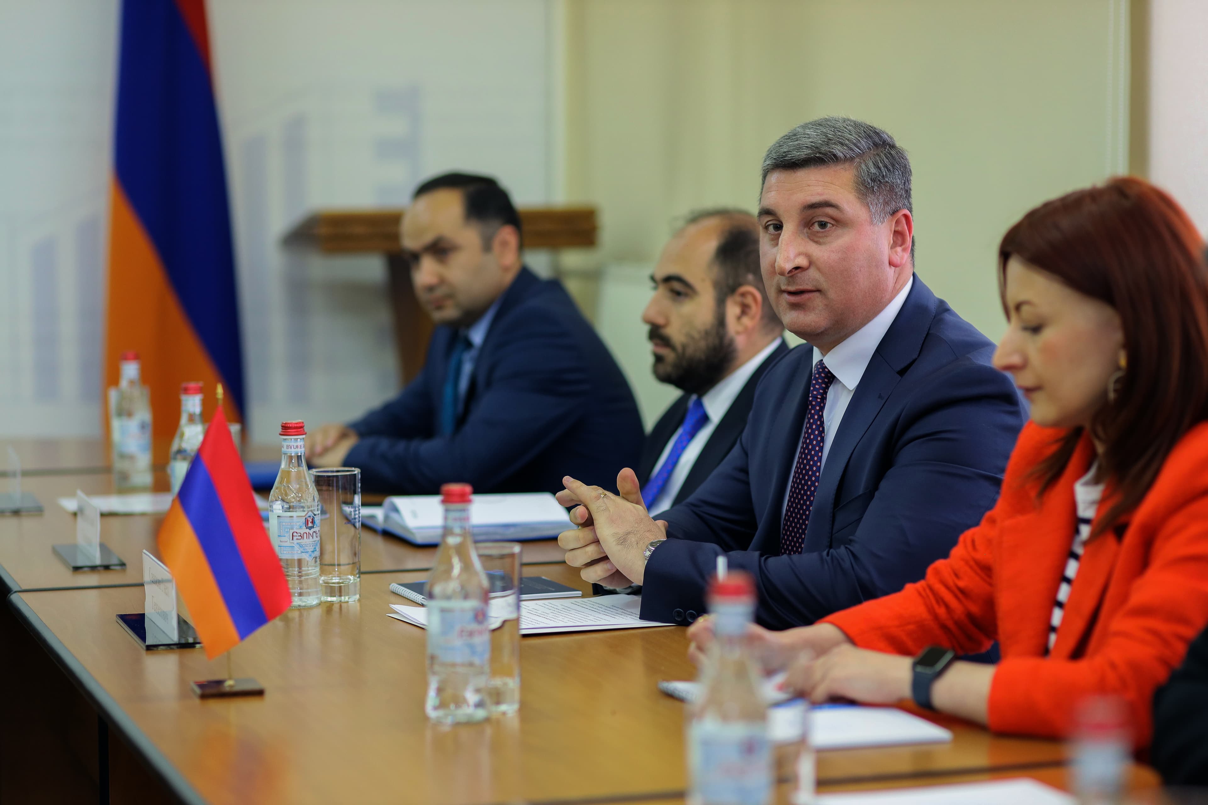 ՀՀ ՏԿԵ նախարար Գնել Սանոսյանն ընդունել է «Ռոսատոմ» պետական կորպորացիայի գլխավոր տնօրենի տեղակալ Նիկոլայ Սպասսկիի գլխավորած պատվիրակությանը