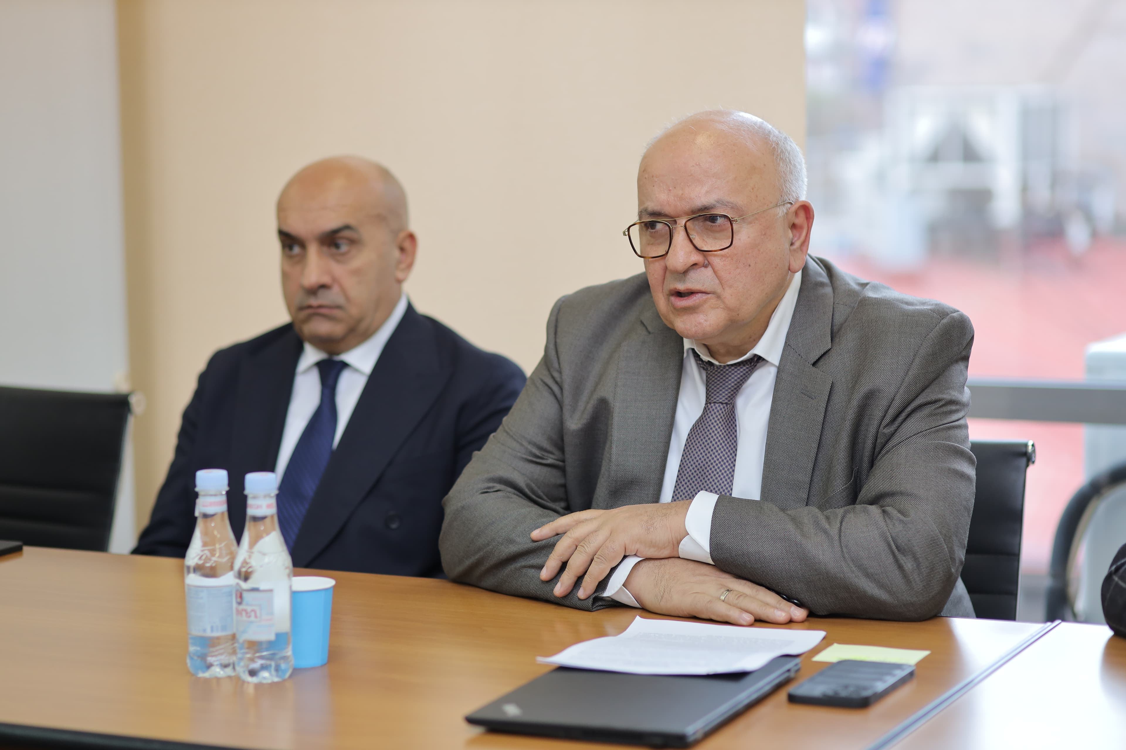 ՀՀ ՏԿԵ նախարարի տեղակալ Վաչե Տերտերյանը հանդիպել է Կայունացման և զարգացման Եվրասիական հիմնադրամի լիազոր ներկայացուցիչ Արմեն Պողոսյանի գլխավորած պատվիրակությանը