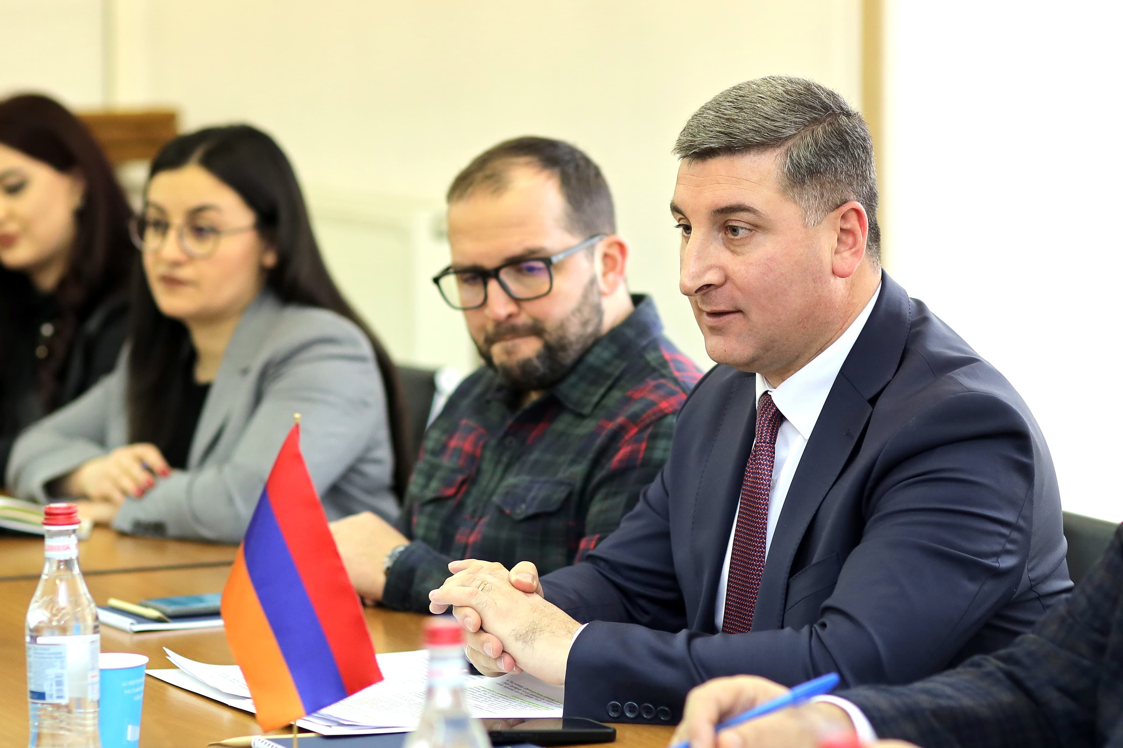 ՀՀ ՏԿԵ նախարար Գնել Սանոսյանն ընդունել է ԵԽ տեղական իշխանությունների պալատի նախագահ Բեռն Վորհինգերի գլխավորած պատվիրակությանը