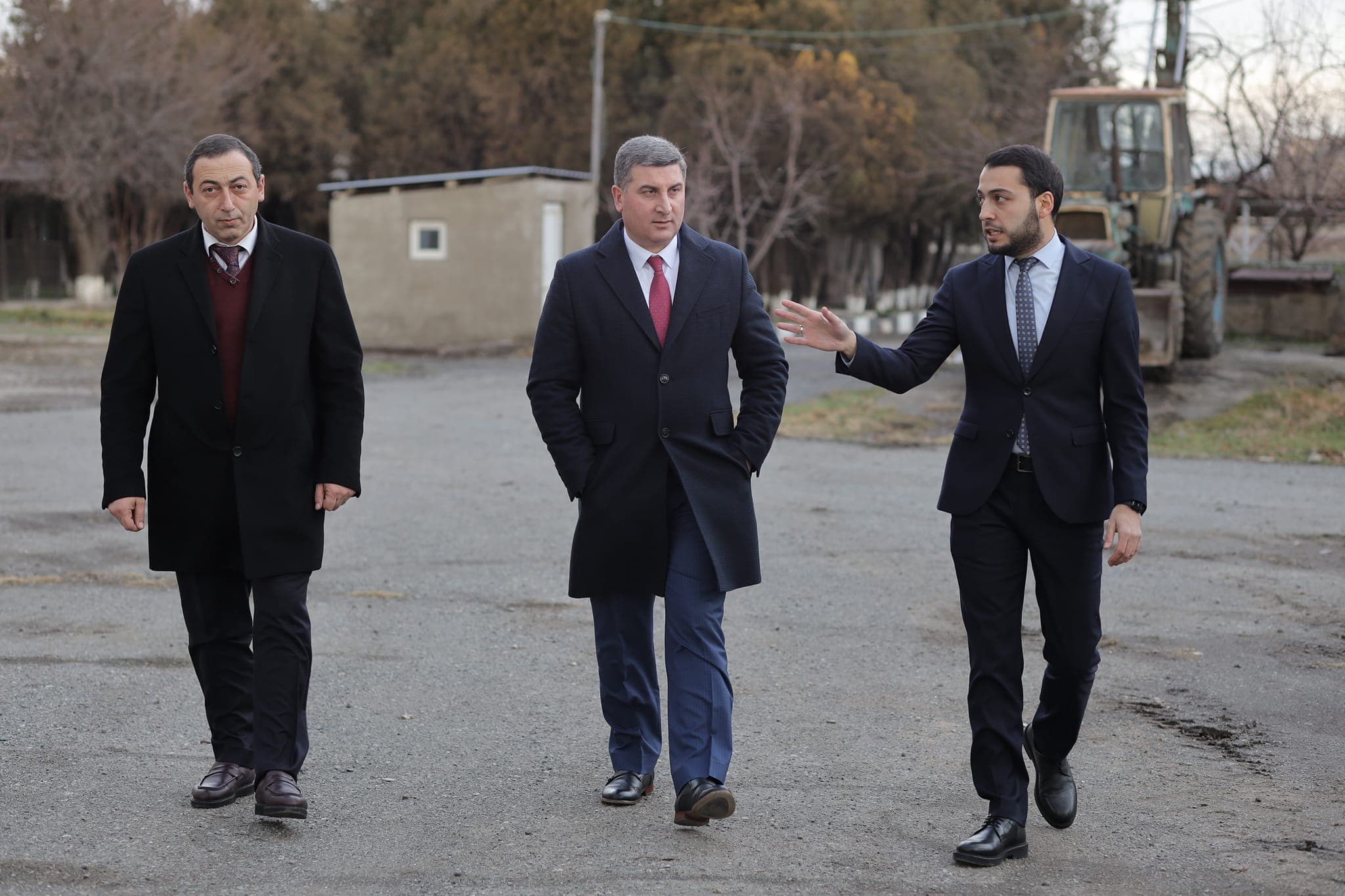 ՀՀ ՏԿԵ նախարար Գնել Սանոսյանը Ջրային կոմիտեի նախագահ Վահագն Գևորգյանի հետ այցելել է «Մելիորացիա» ՓԲԸ