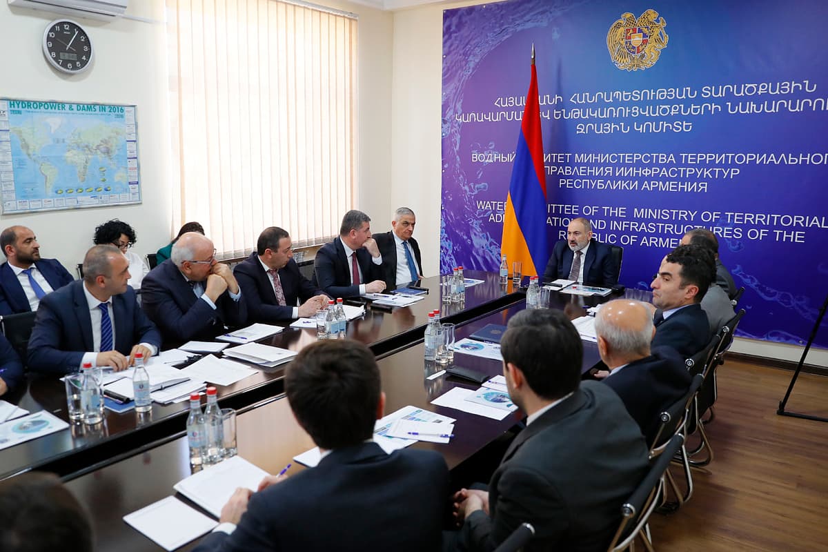 Վարչապետին է ներկայացվել Ջրային կոմիտեի 2023 թ. գործունեության հաշվետվությունը