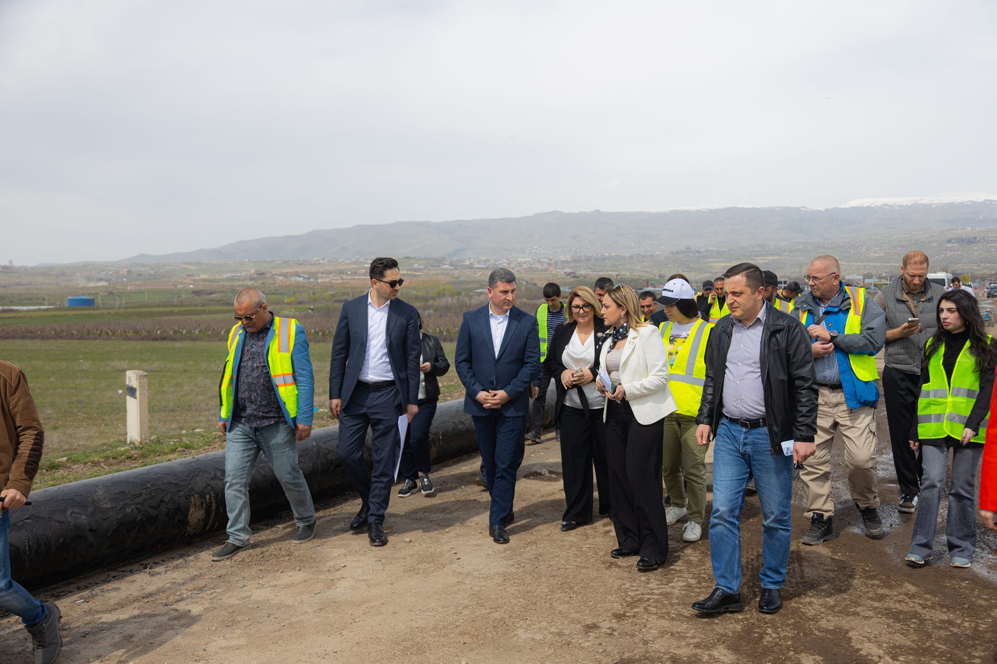 ՏԿԵ նախարար Գնել Սանոսյանը դիտարկել է Հյուսիս-Հարավ ճանապարհային միջանցքի Տրանշ 2 Աշտարակ – Թալին հատվածի շինարարական աշխատանքների ընթացքը