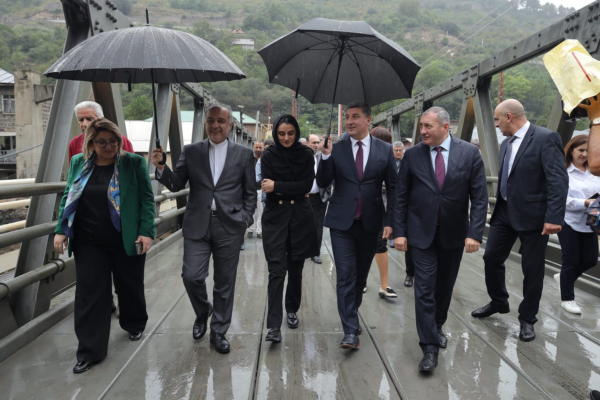 Ալավերդիում կայացել է Սանահինի ժամանակավոր կամրջի բացման արարողությունը