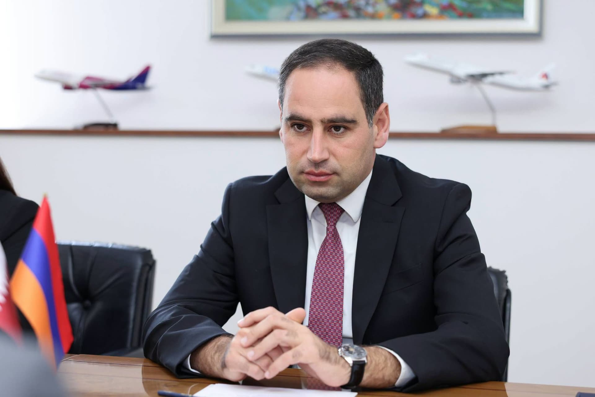 ՀՀ ՏԿԵ նախարար Դավիթ Խուդաթյանն ընդունել է ՀՀ-ում Կատարի Պետության դեսպան Մանսուր Աբդուլլա Սաադ Ալ-Սուլայթիին