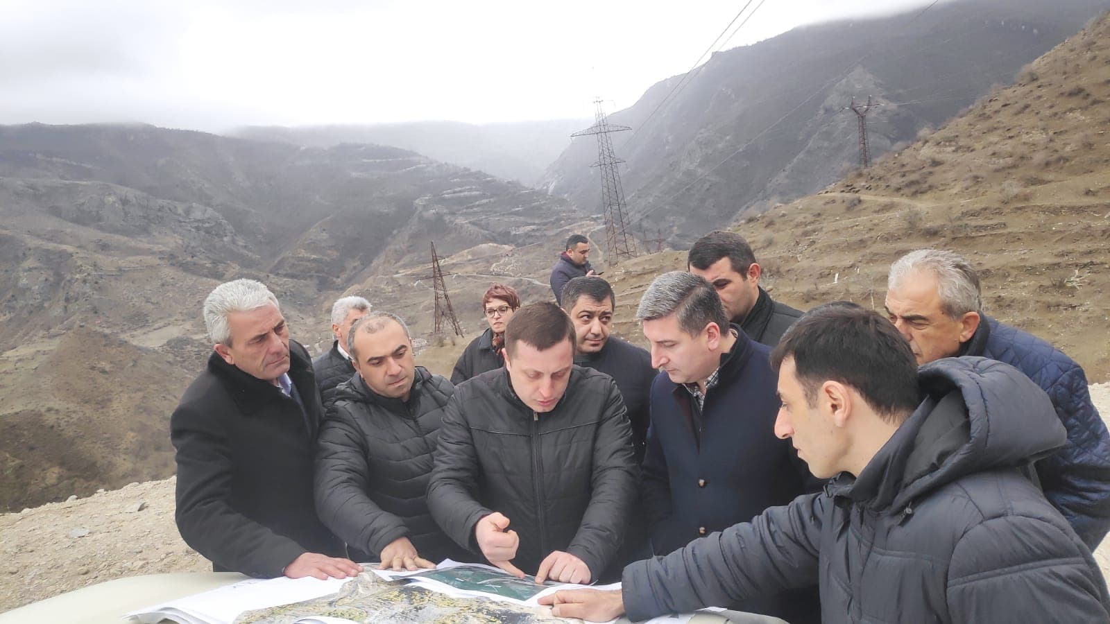 ՏԿԵ նախարար Գնել Սանոսյանը Սյունիքում դիտարկել է Խոտ-Որոտան ավտոճանապարհի կառուցման ընթացքը