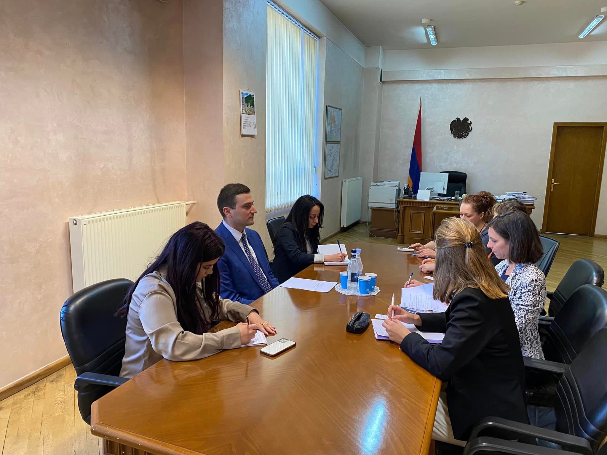 ՀՀ ՏԿԵ նախարարի տեղակալ Արմեն Սիմոնյանն ընդունել է Զարգացման Ֆրանսիական գործակալության պատվիրակությանը