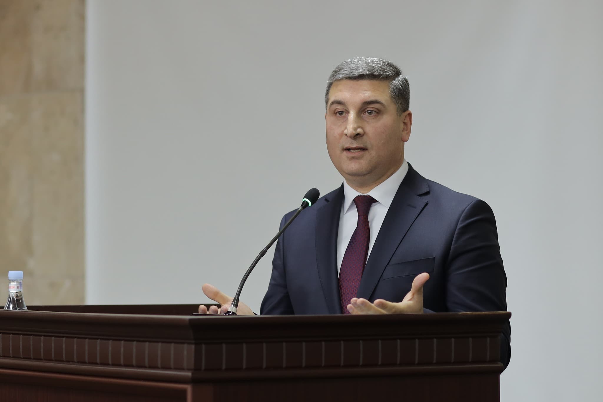 ՀՀ ՏԿԵ ՆԱԽԱՐԱՐ ԳՆԵԼ ՍԱՆՈՍՅԱՆՆ ԱՅՑԵԼԵԼ Է ԵՐԵՎԱՆԻ ՊԵՏԱԿԱՆ ՀԱՄԱԼՍԱՐԱՆ