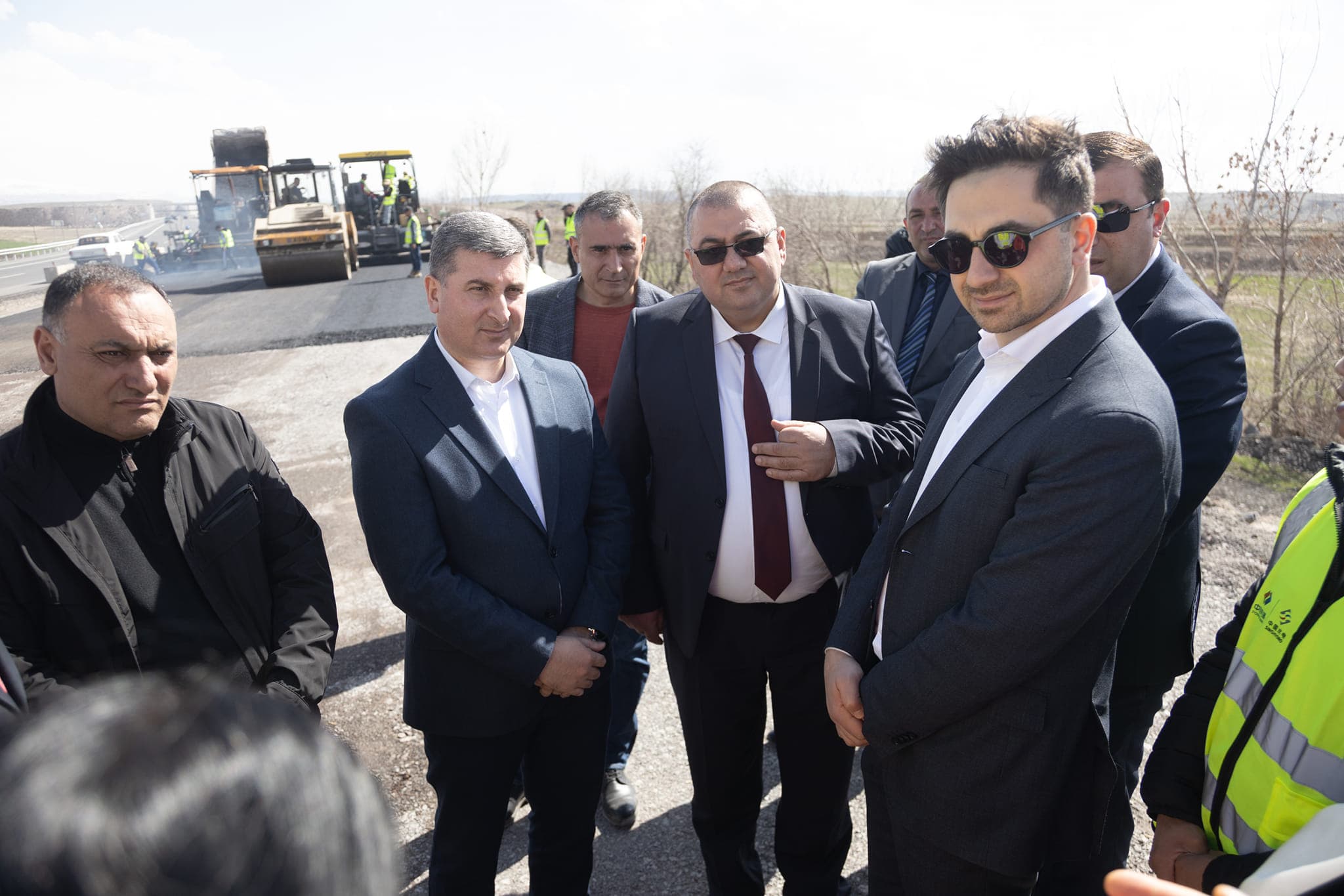Գնել Սանոսյանը դիտարկել է Հյուսիս-Հարավ ճանապարհային միջանցքի Տրանշ 3 Լանջիկ- Գյումրի հատվածի, Կարկաչանի կամրջի կառուցման աշխատանքների ընթացքը