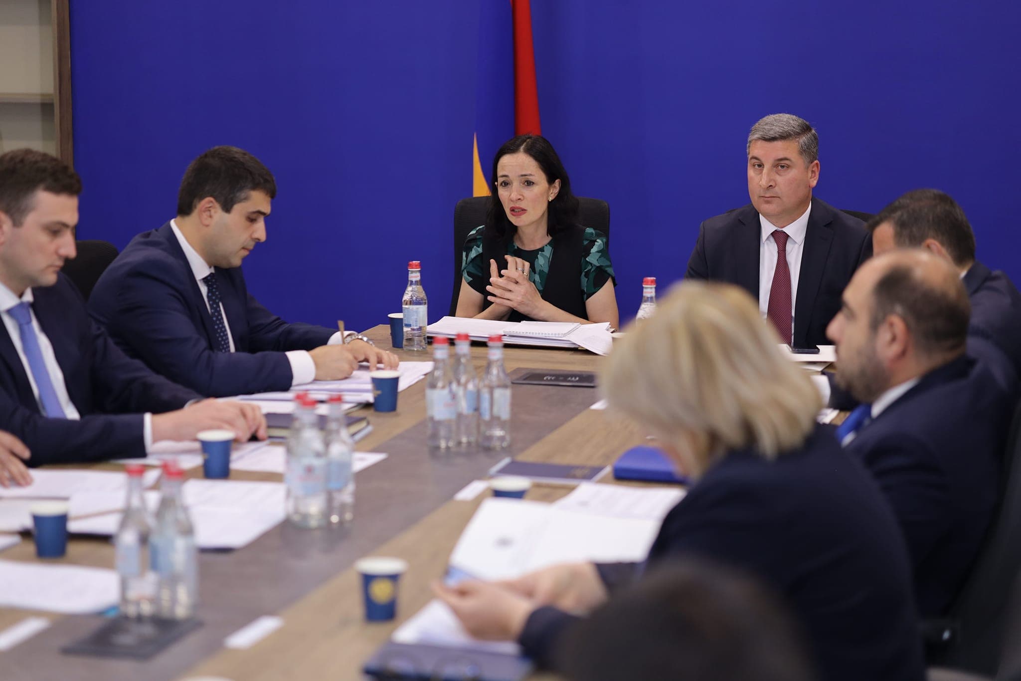 ՀՀ ՏԿԵ ՆԱԽԱՐԱՐ ԳՆԵԼ ՍԱՆՈՍՅԱՆԸ ԳԼԽԱՎՈՐԵԼ Է ՄԱՐԶՊԵՏՆԵՐԻ ՄԱՍՆԱԿՑՈՒԹՅԱՄԲ ՀԵՐԹԱԿԱՆ ԽՈՐՀՐԴԱԿՑՈՒԹՅՈՒՆԸ