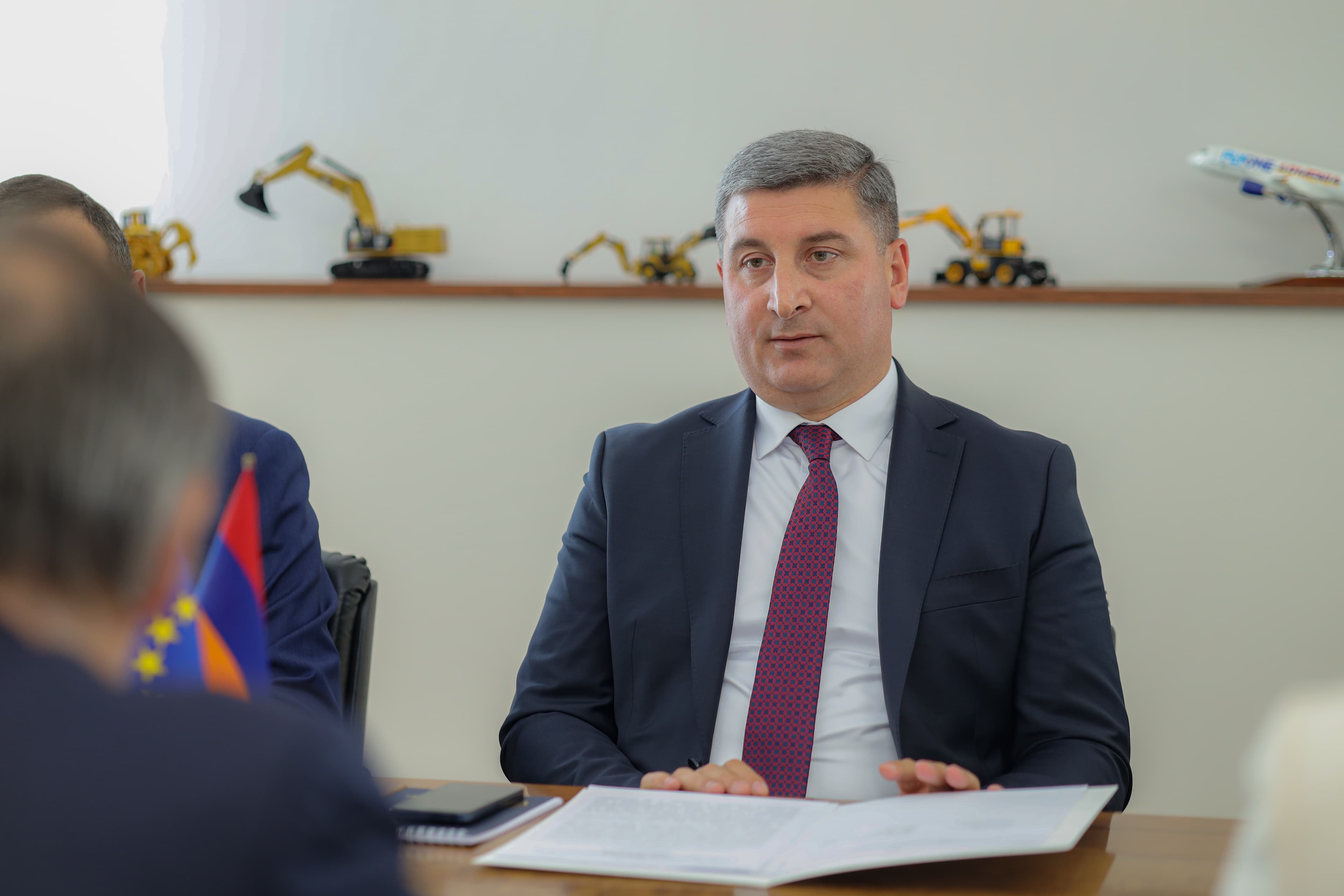 ՀՀ ՏԿԵ նախարար Գնել Սանոսյանն ընդունել է ՀՀ-ում ԵՄ պատվիրակության հաղորդակցության բաժնի ղեկավար Ֆրանկ Հեսսին