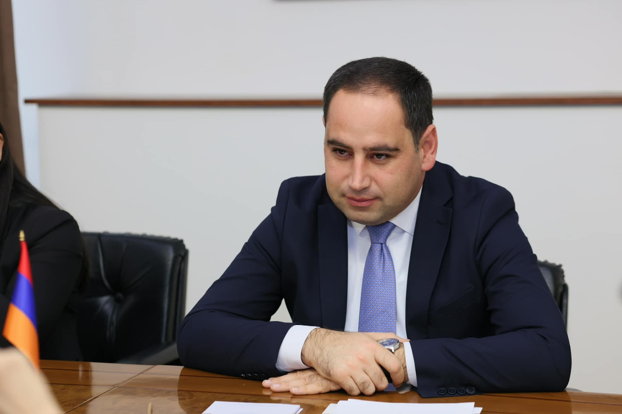 ՀՀ ՏԿԵ նախարար Դավիթ Խուդաթյանն ընդունել է Հայաստանում ԳԴՀ դեսպան Կլաուդիա Բուշին