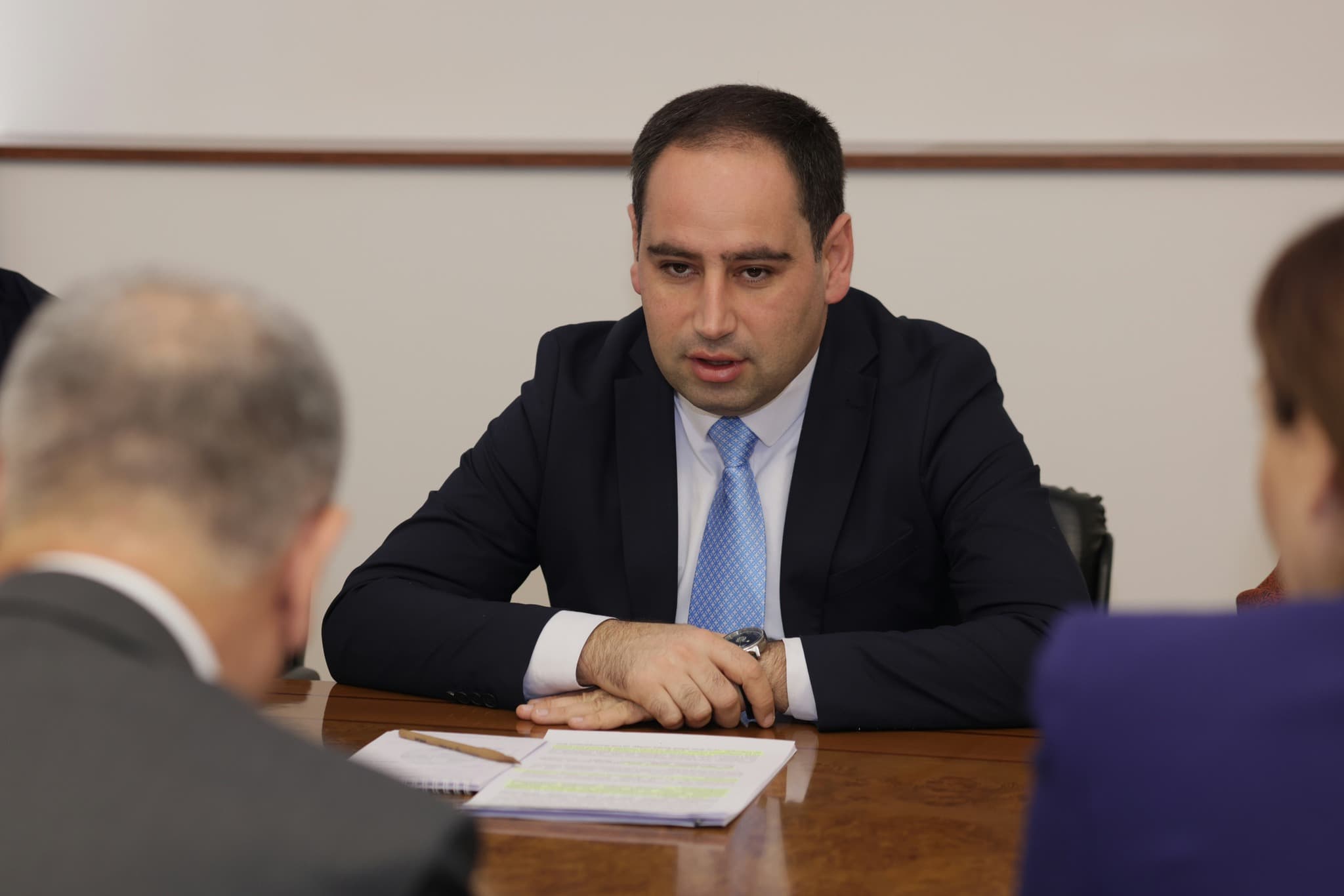 ՀՀ ՏԿԵ նախարար Դավիթ Խուդաթյանն ընդունել է ՀՀ-ում ԵՄ պատվիրակության ղեկավար, դեսպան Վասիլիս Մարագոսին