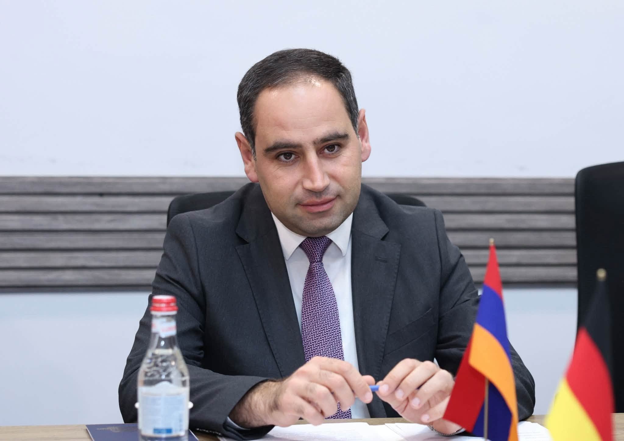 ՀՀ ՏԿԵ նախարար Դավիթ Խուդաթյանն ընդունել է Լայպցիգի քաղաքապետ Բուրկհարդ Յունգին