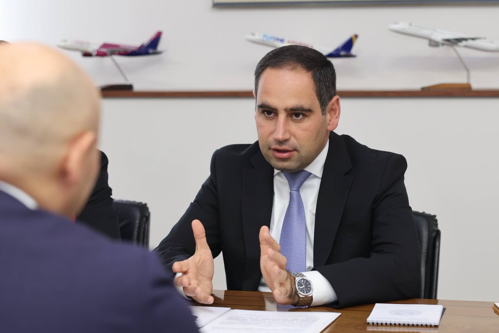 ՀՀ ՏԿԵ նախարար Դավիթ Խուդաթյանն հանդիպել է Ղազախստանի Հանրապետության էկոլոգիայի և բնական պաշարների նախարարի հետ